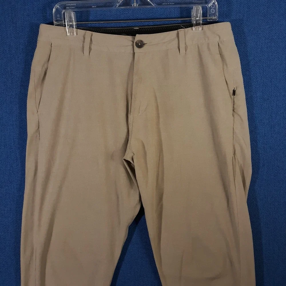 Vuori Lightweight Chino Pants Mens 34 x 33 Beige Casual Breathable